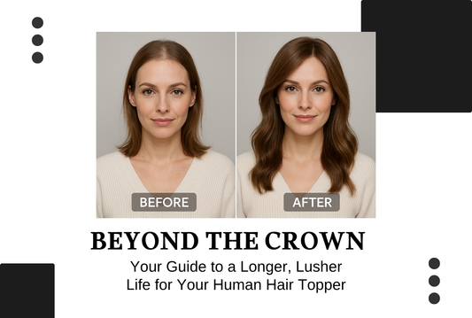 Beyond the Crown: Your Guide to a Longer, Lusher Life for Your Human Hair Topper