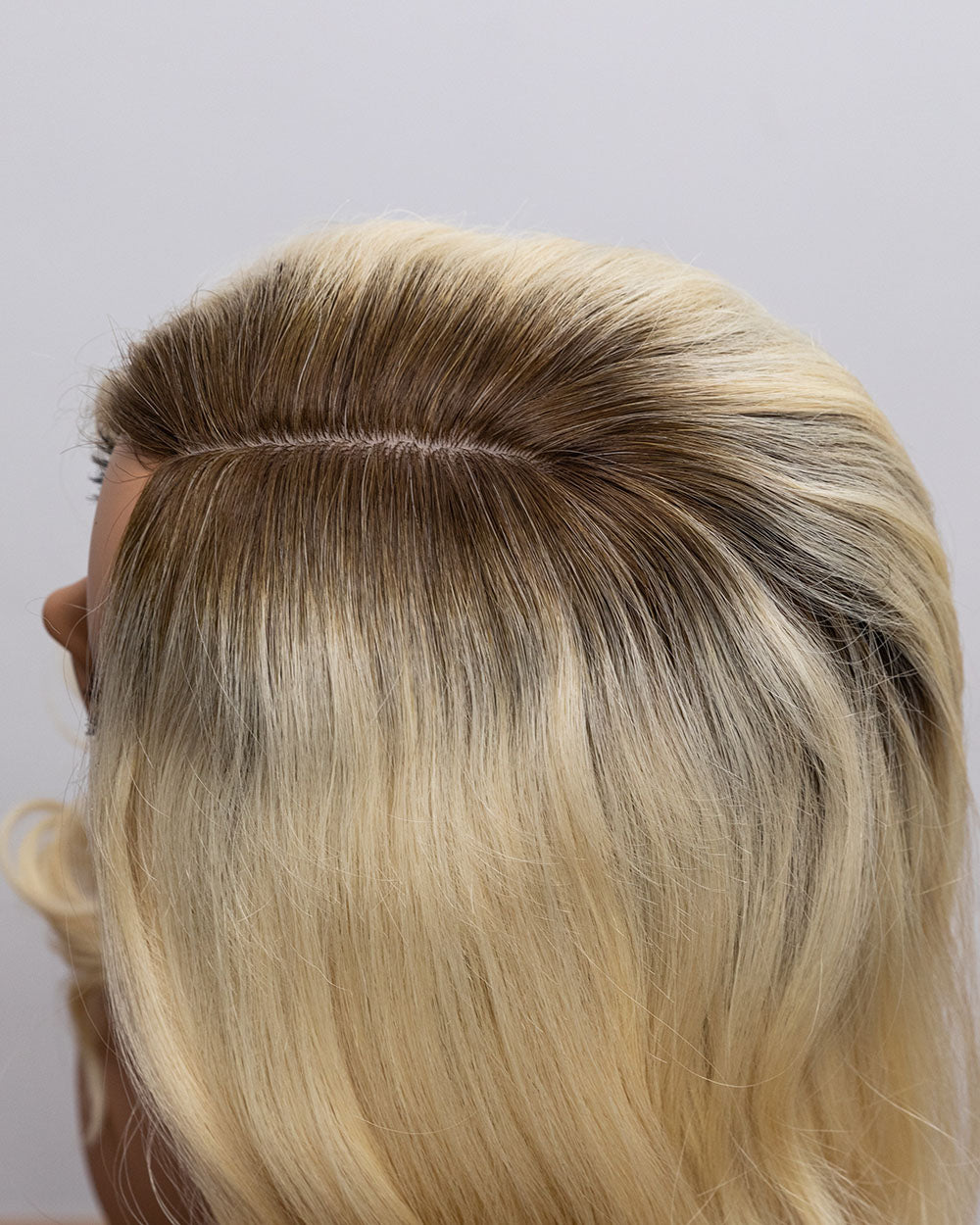 Isabella | 20" Blonde 9x9 Silk Top Topper - TLW002