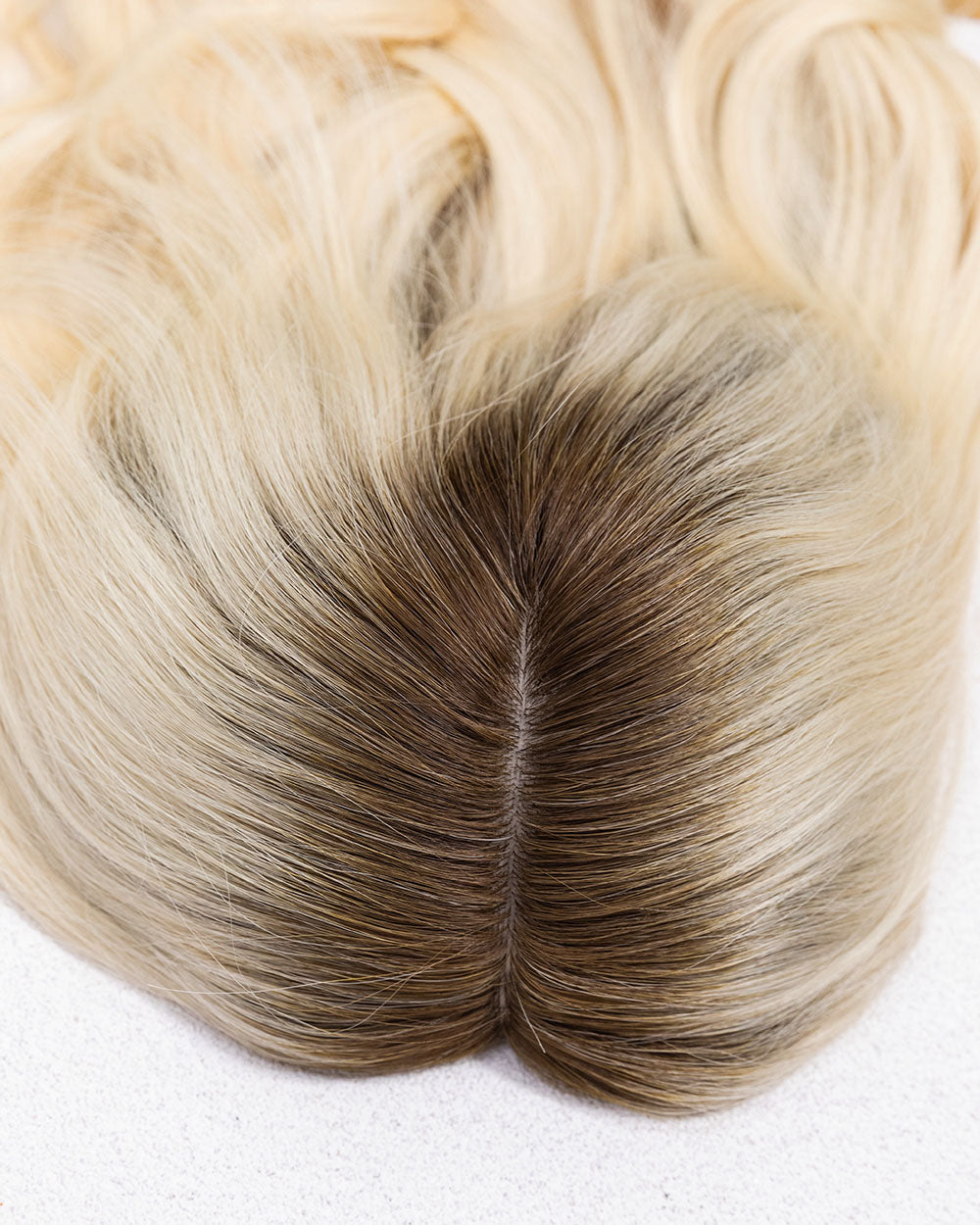 Isabella | 20" Blonde 9x9 Silk Top Topper - TLW002