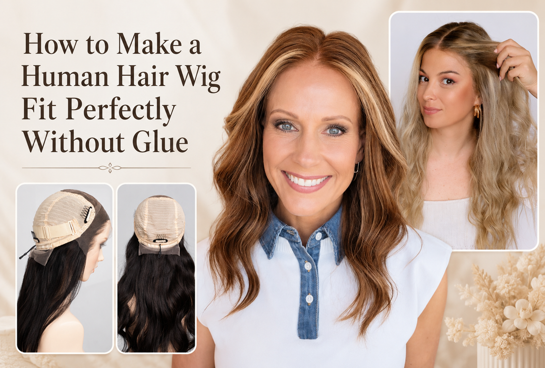 How to Make a Human Hair Wig Fit Perfectly Without Glue