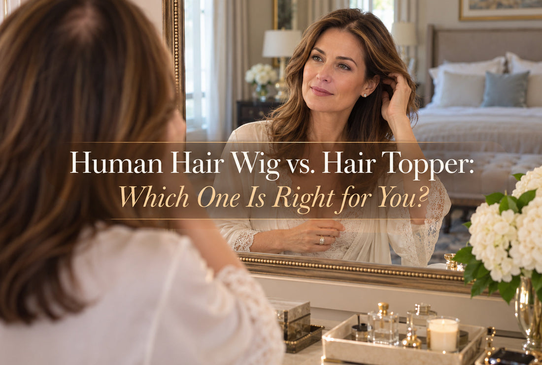 Human Hair Wig vs. Hair Topper: Which One Is Right for You?