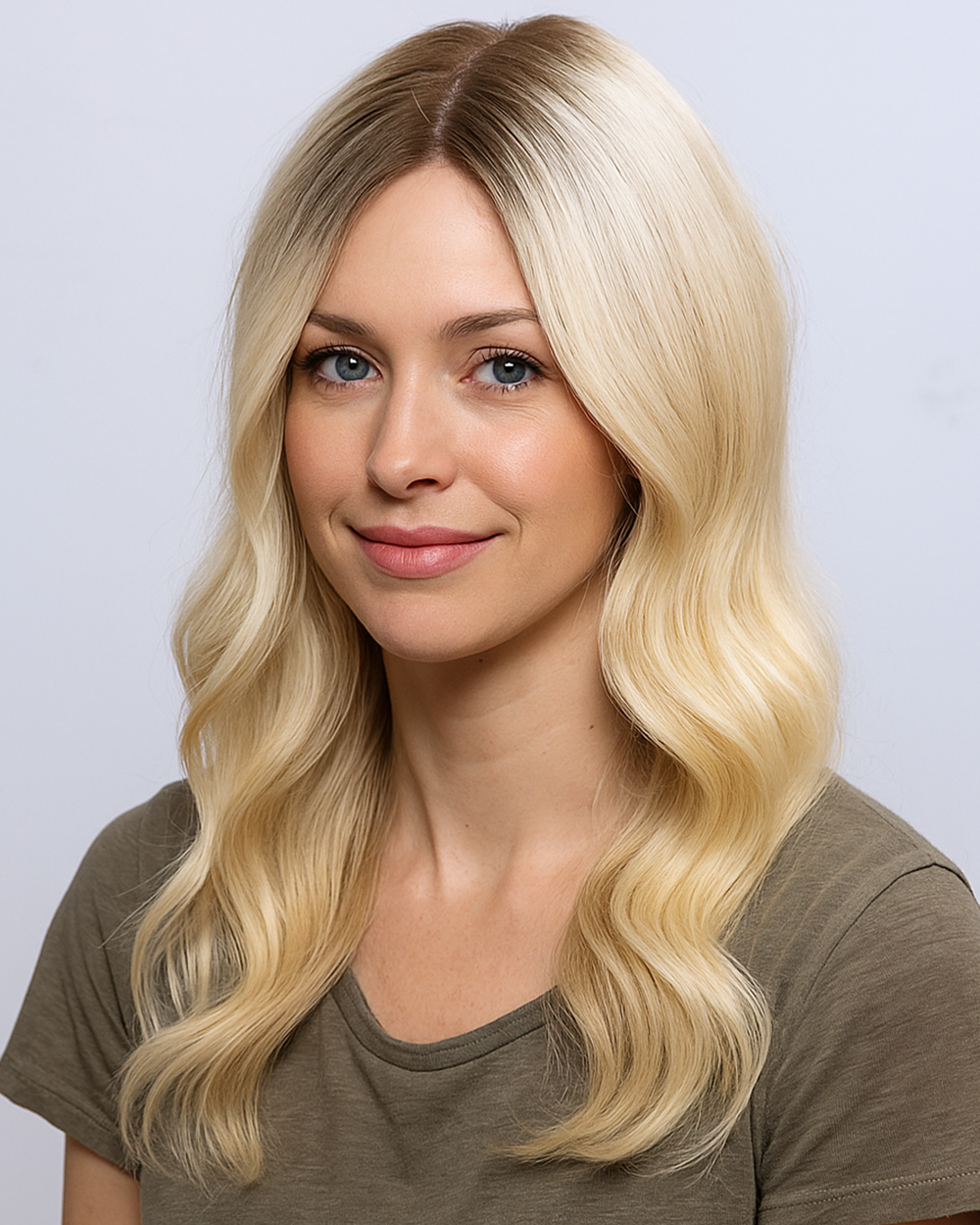 Isabella | 20" Blonde 9x9 Silk Top Topper - TLW002