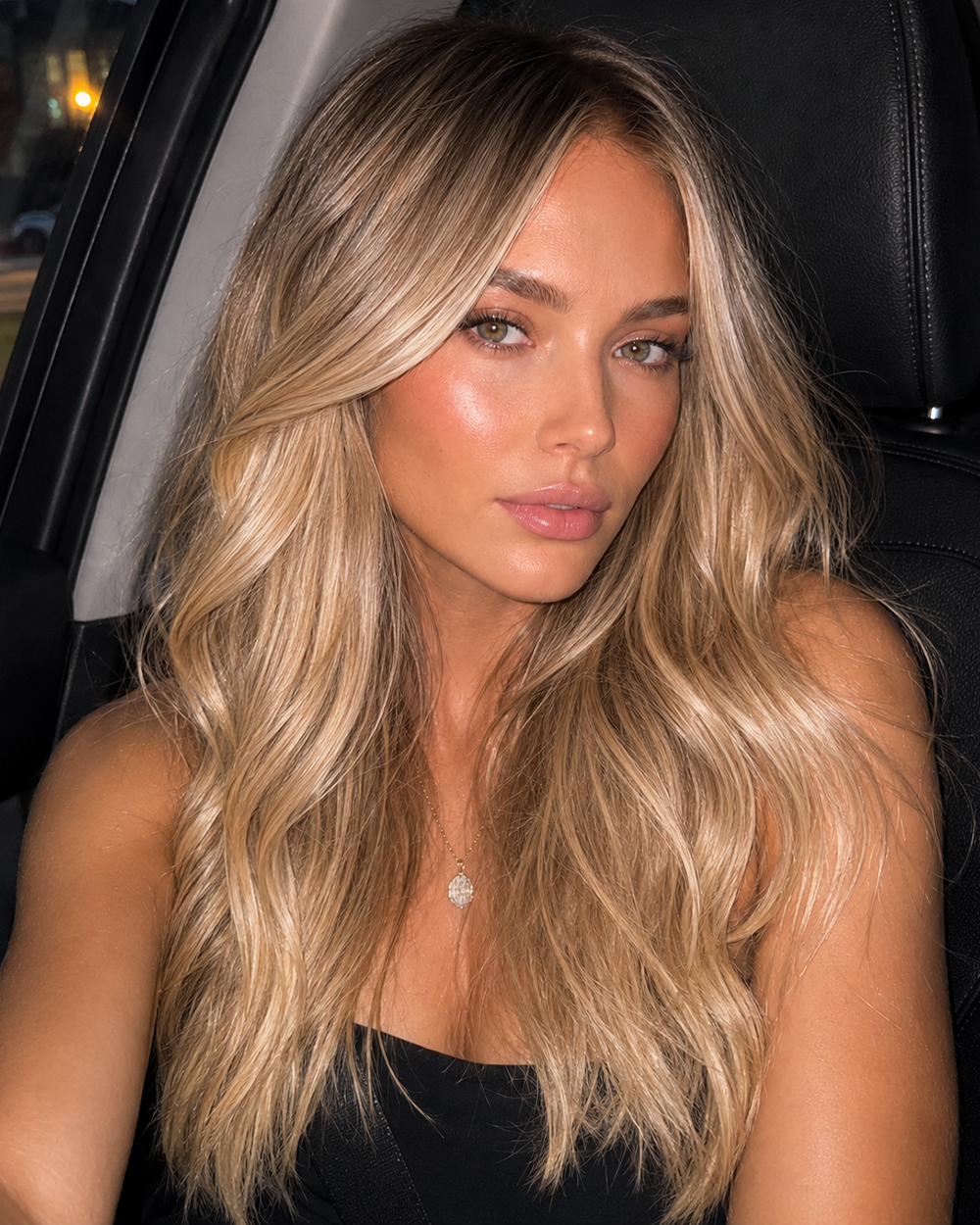 Savannah | 24" Blonde Ombre Loose Wave Human Hair Lace Closure Wig - WW082
