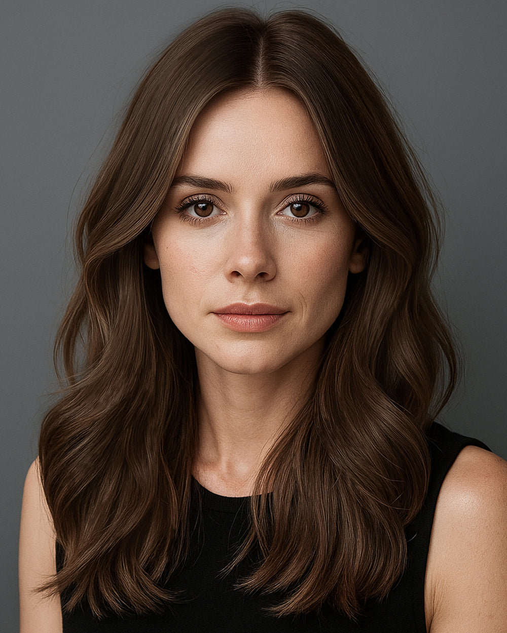 Cleo | 18" Blonde And Brown Blend Wavy Glueless Swiss Lace Closure Wig - WW053