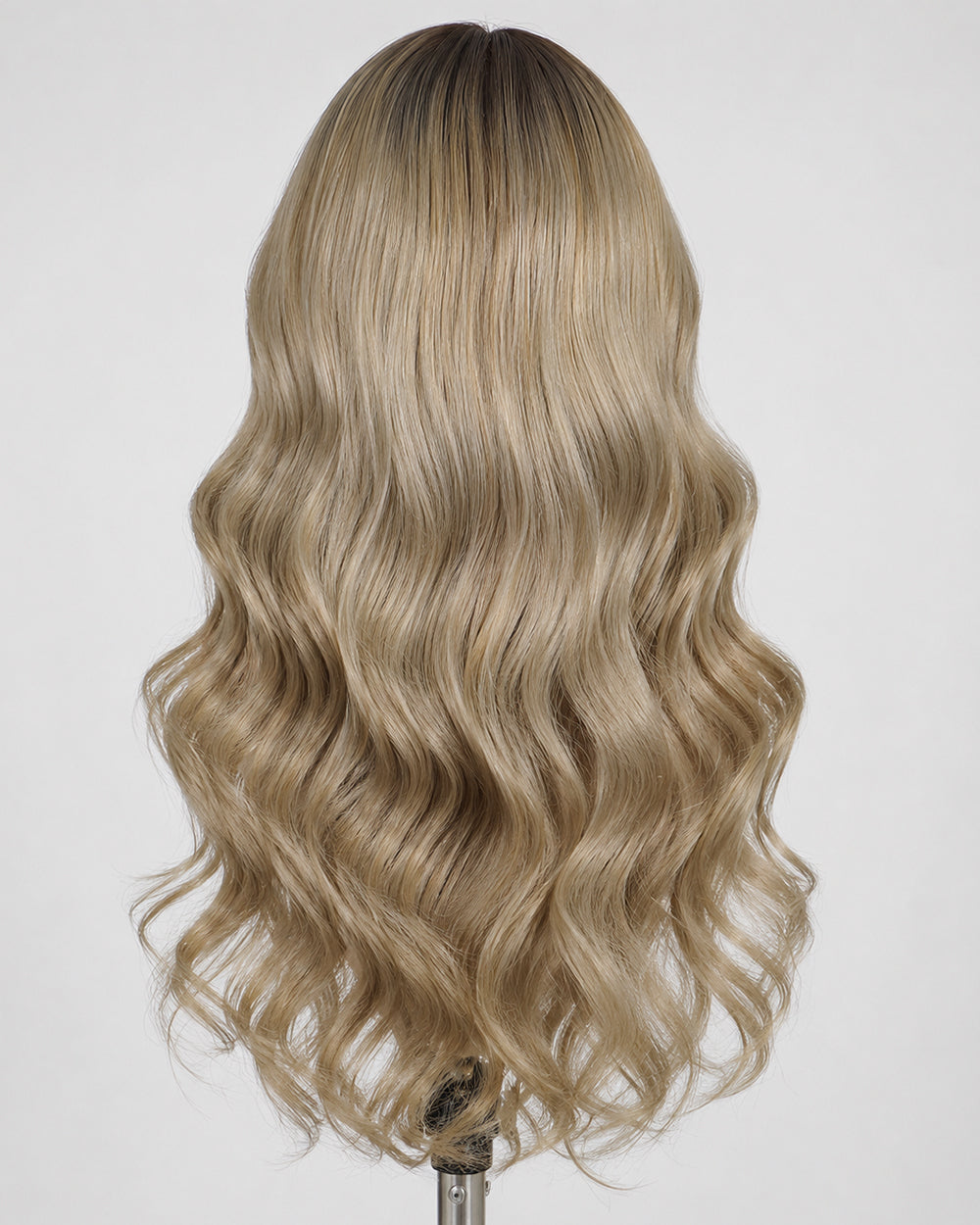 Nerina | 20" Seitenscheitel lose gewellte, kleberlose Schweizer Lace-Verschlussperücke - WW069