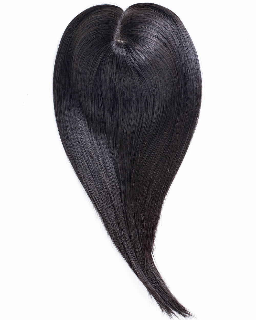 Lillian | 20" Natural Black 9x9 Silk Top Topper - TLW011