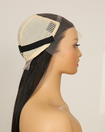 Clearance | 20 Inches Natural Part Line Swiss Lace Fully Hand-tied Wig - RT-1864