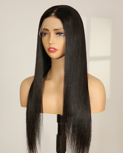 Clearance | 20 Inches Natural Part Line Swiss Lace Fully Hand-tied Wig - RT-1864