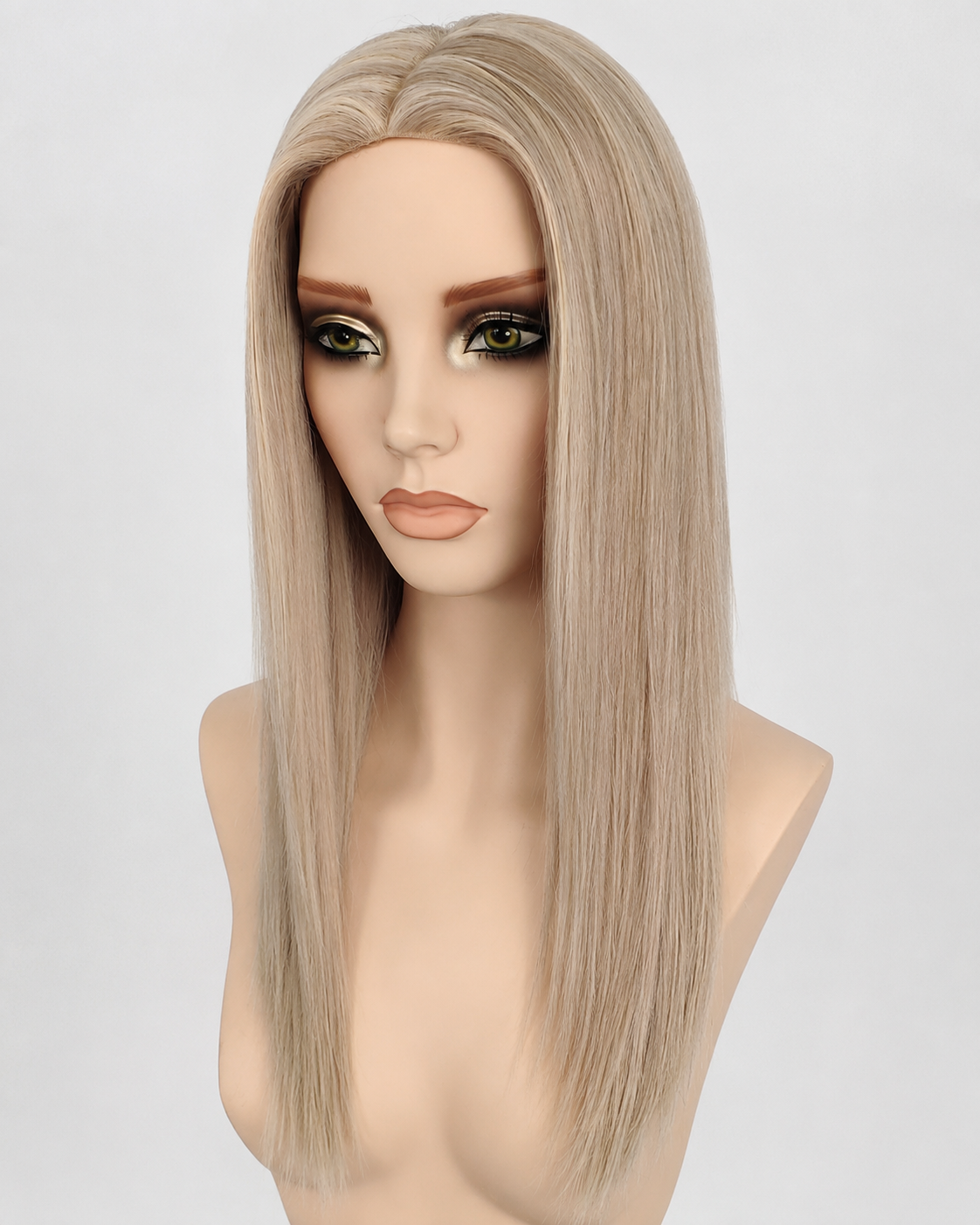 Clearance | 16 Inches Platinum Blonde 9x9 Silk Topper - RJ-30