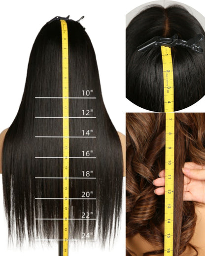 Tessa | 20" Honey Blonde Ombre Wavy Human Hair Swiss Lace Front Wig - WW013