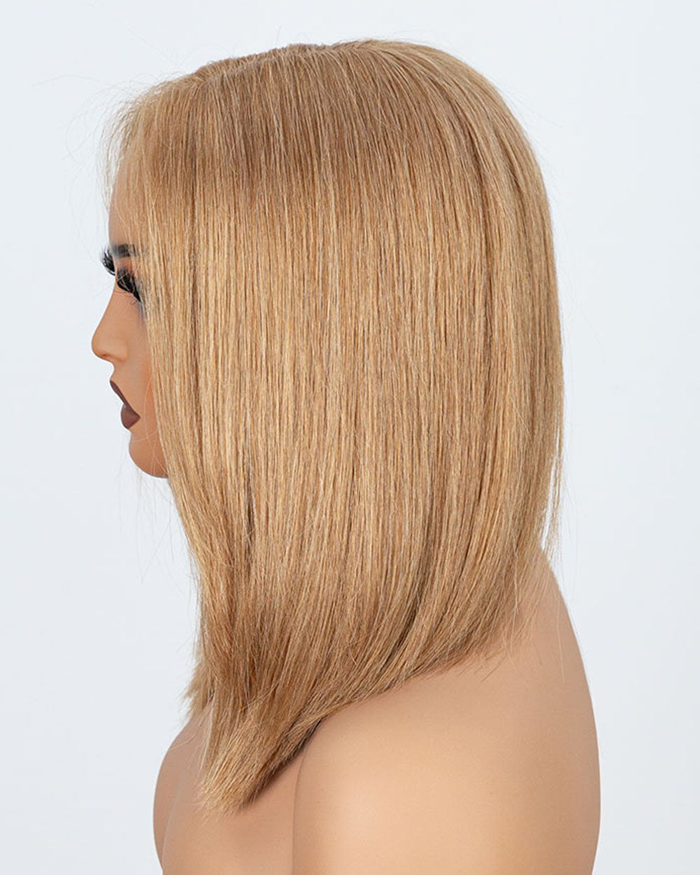 Lily | Perruque Lace Front Suisse 14" Cheveux Humains BOB Blonds - WBS001