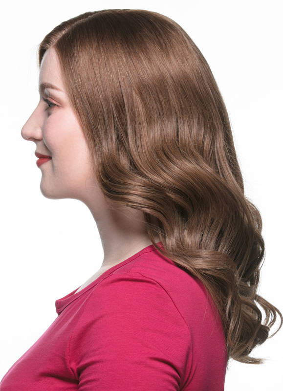 Alyssa Medium-Length Loose Waves European Hair Wig EEW002